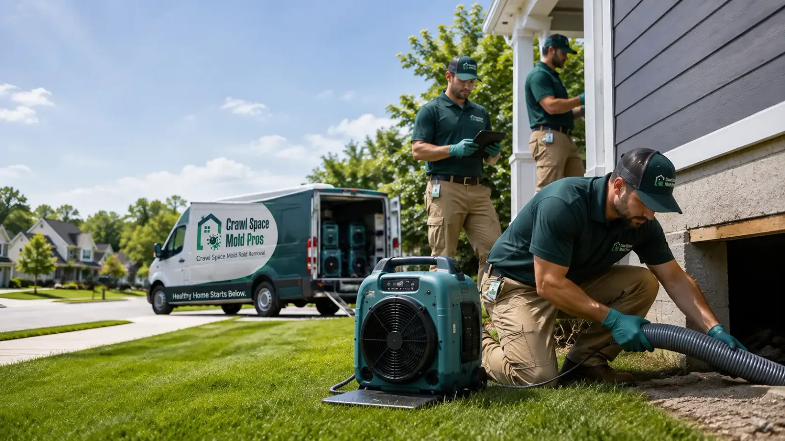 Crawl Space Mold Removal in West Newton, PA